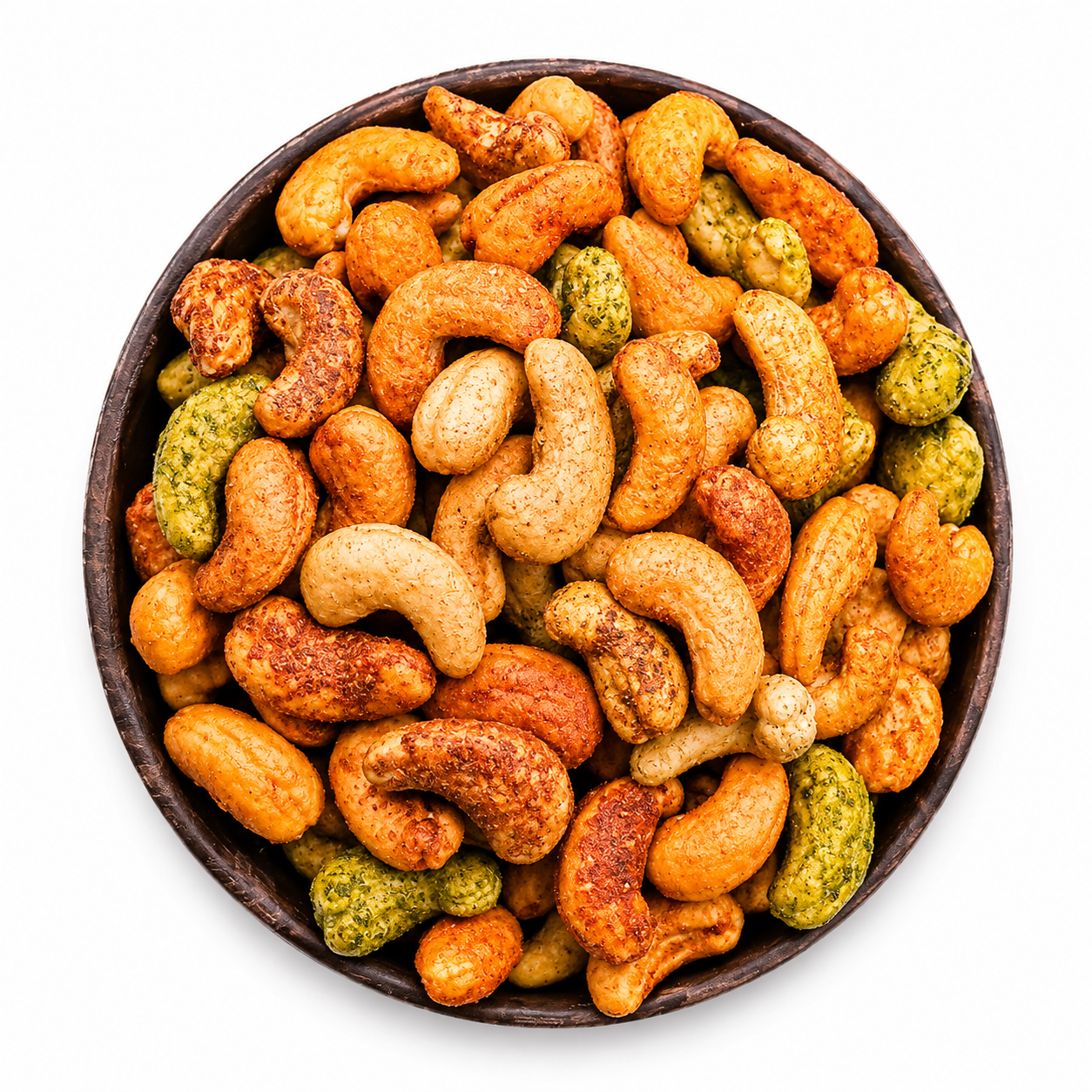 Premium Mixed Flavored Cashews – Roasted & Seasoned Nuts