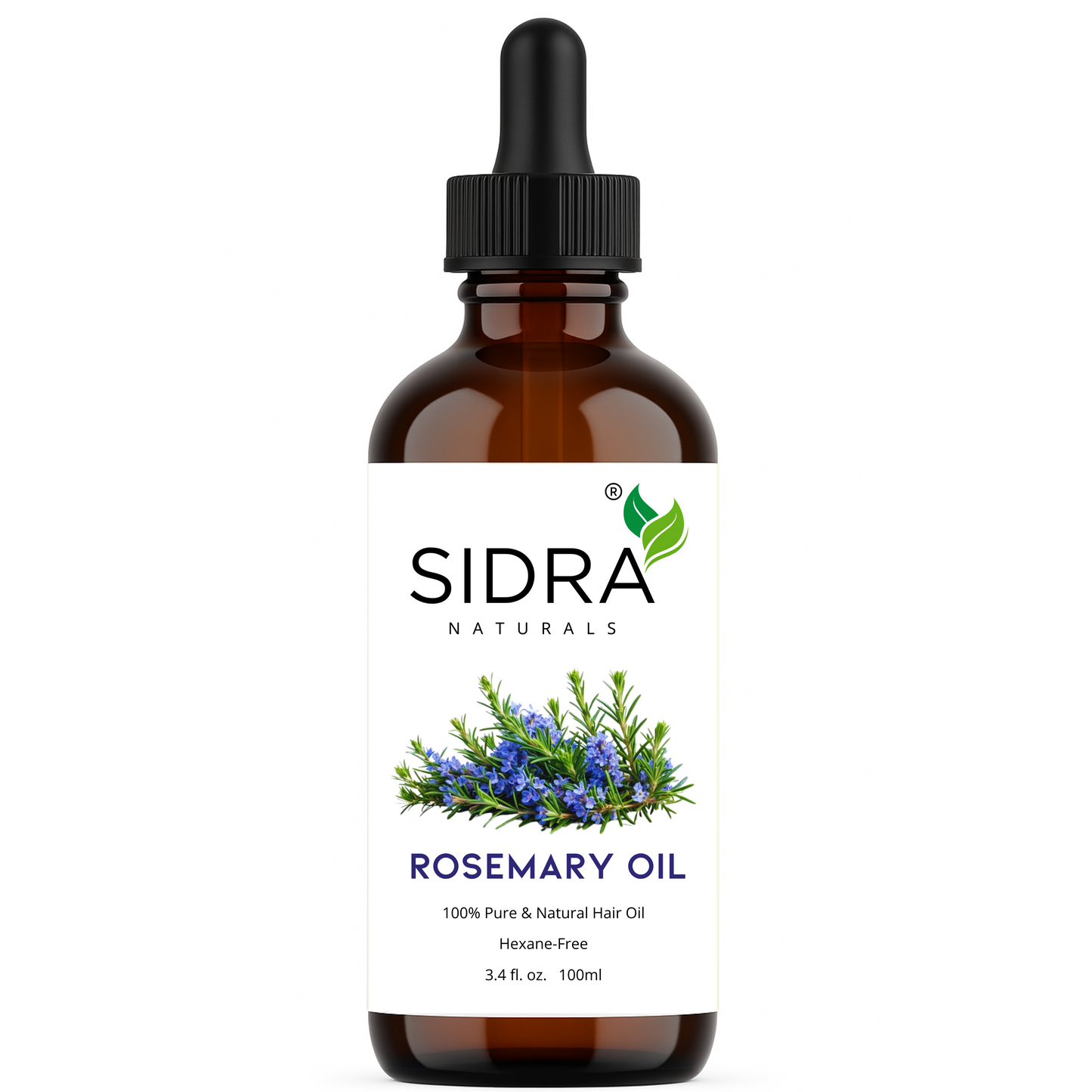 SIDRA Naturals Rosemary Oil - 100% Natural Hair Oil | 100ml | Hexane-Free