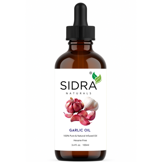 SIDRA Naturals Garlic Oil 100ml Bottle  - Natural Scalp and Hair Treatment