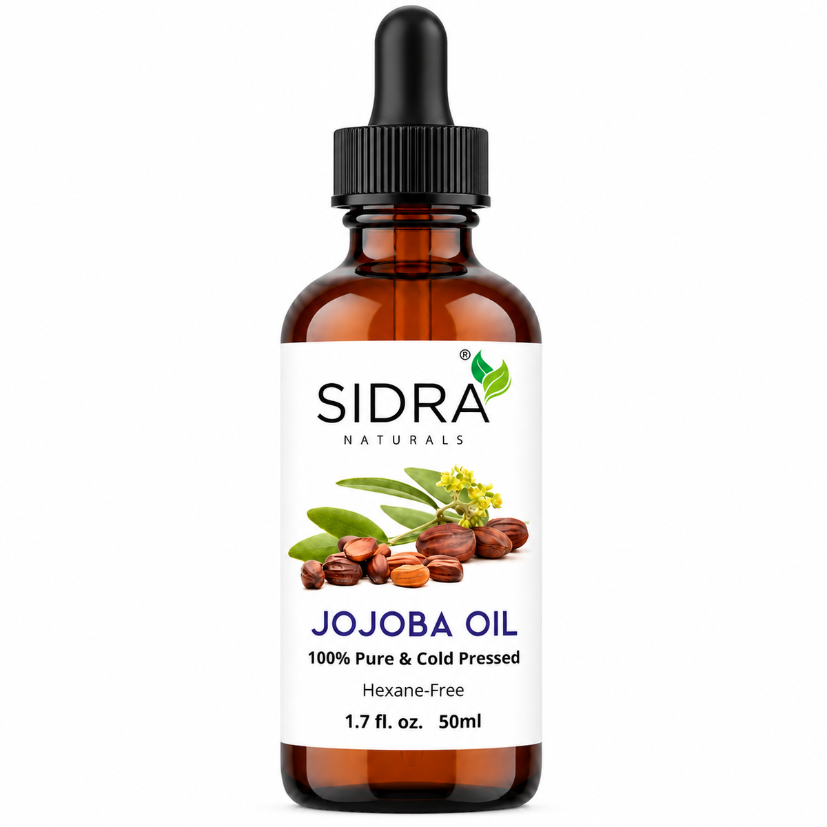 100% Pure Cold-Pressed Jojoba Oil – Natural Moisturizer for Skin, Hair & Nails 50ml