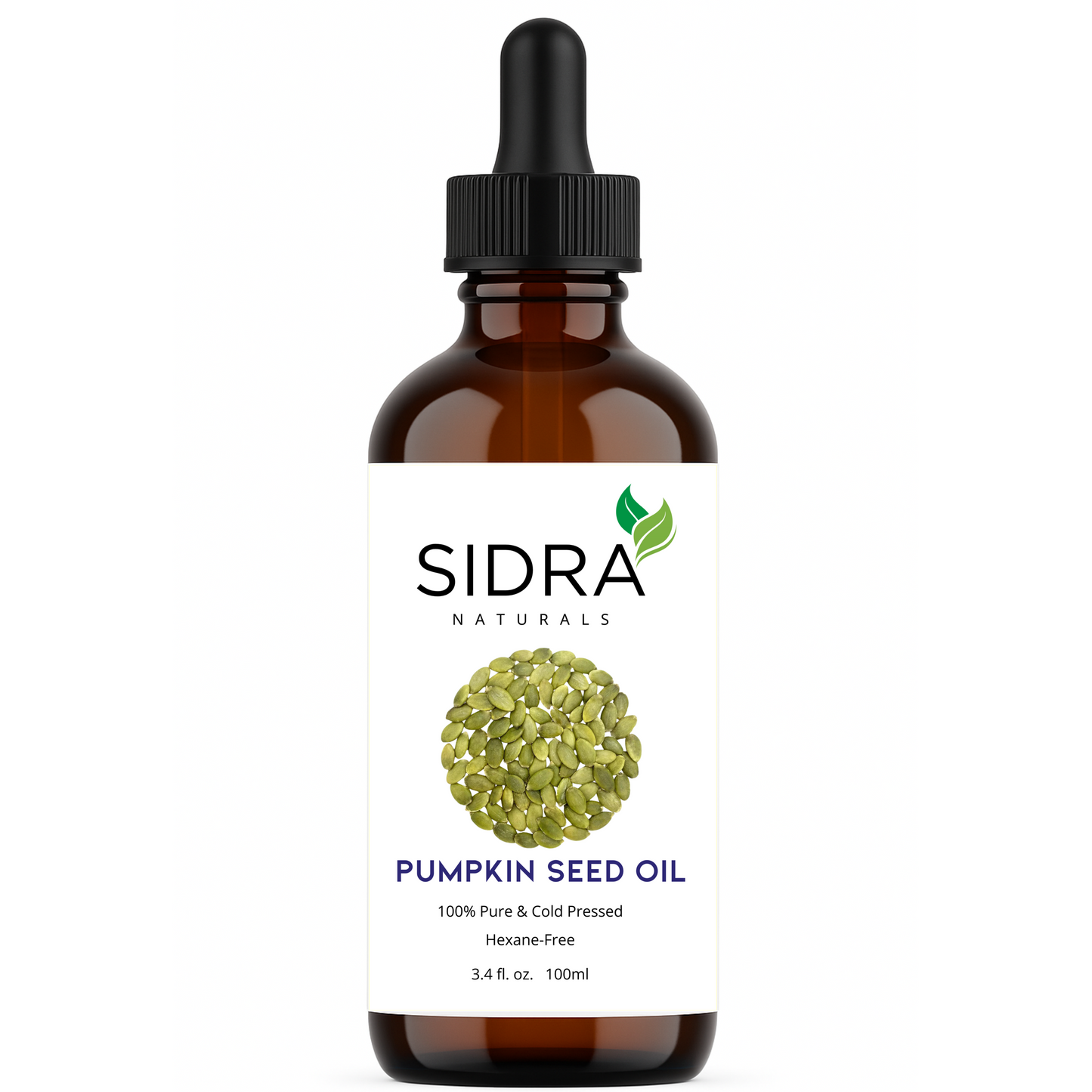 100% Pure Pumpkin Seed Oil – Cold-Pressed & Hexane-Free | Sidra Naturals (100ml)