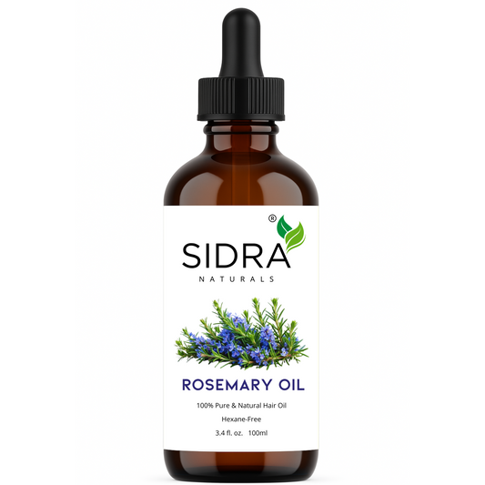 SIDRA Naturals Rosemary Oil - 100% Natural Hair Oil | 100ml | Hexane-Free