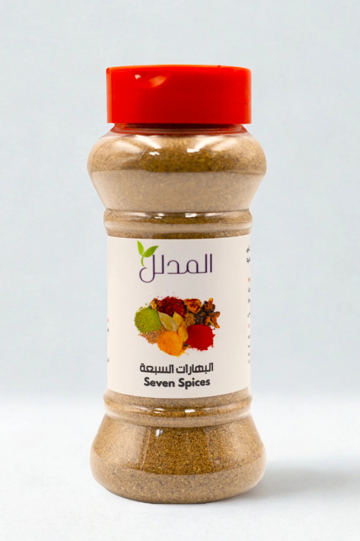 Al-Mudalal Seven Spices Blend - Traditional Arabic mixed spices for rice, meat, and stews with a rich, aromatic flavor and authentic Middle Eastern taste